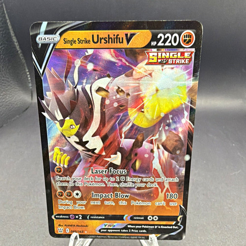 Single Strike Urshifu V 085/163 Battle Styles Ultra Rare Holo English 2021 220HP