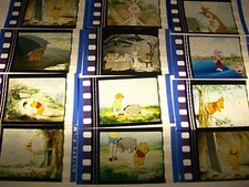 WINNIE THE POOH Film Cell Lot of 12 - collectible compliments dvd poster book