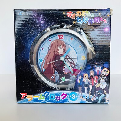 Okami-san and Her Seven Companions Ryoko Okami Alarm Clock Rare Anime Taito 2010
