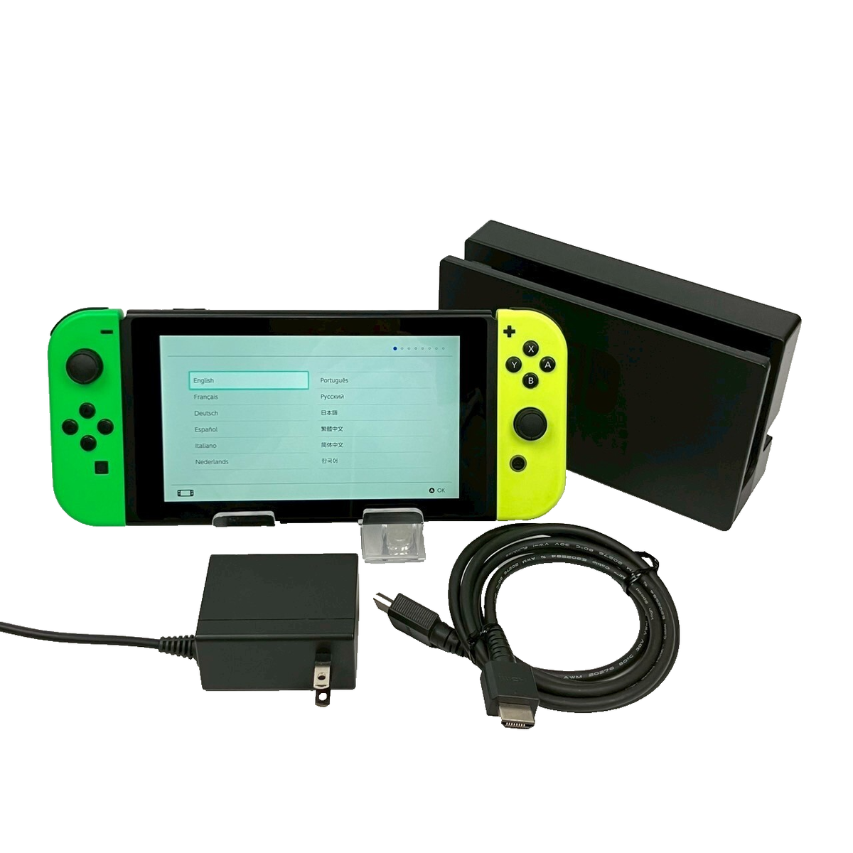 Nintendo Switch HAC-001 Low Serial Console Joy-Con Dock Region