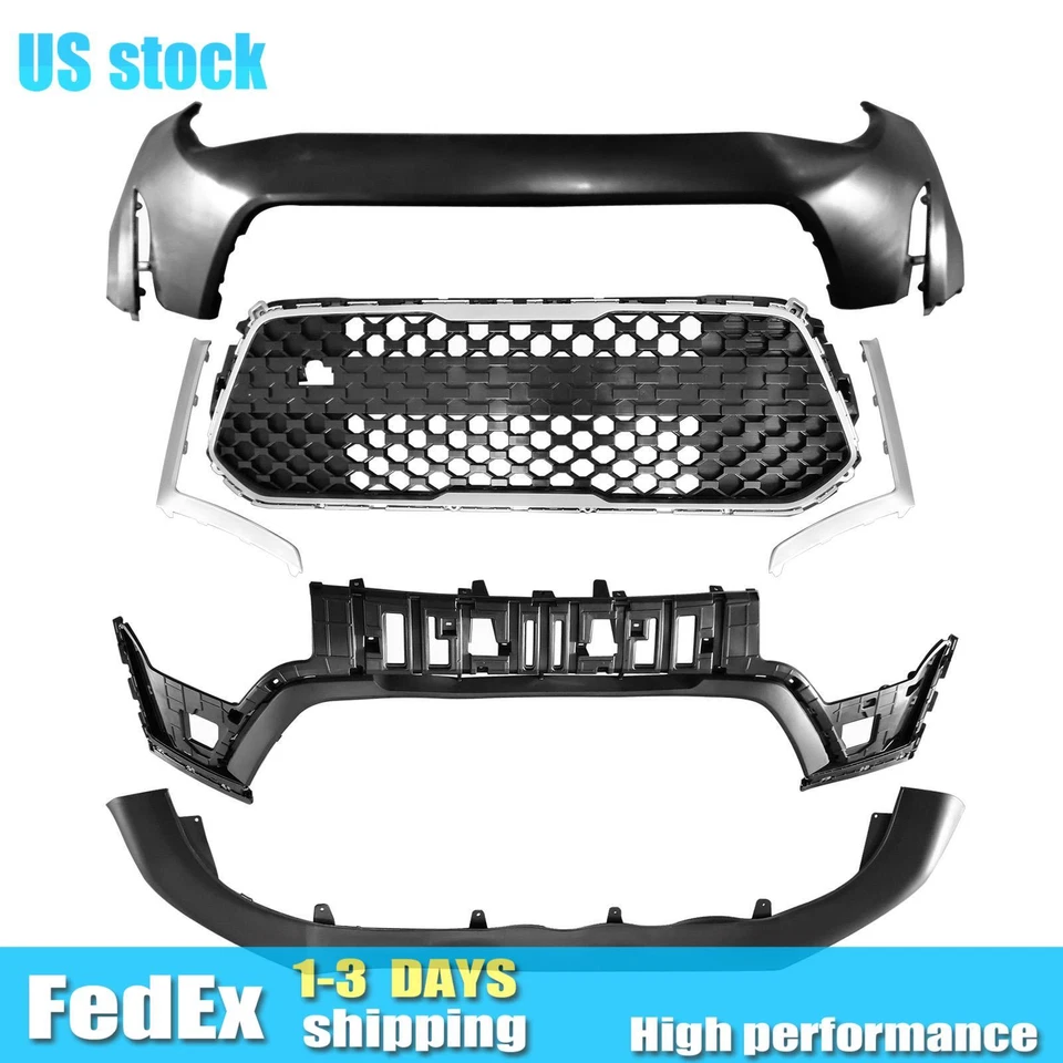 For 2023 2024 2025 Kia Soul Front Bumper Cover Set With Grille & Molding Trim Foto 2 de 4