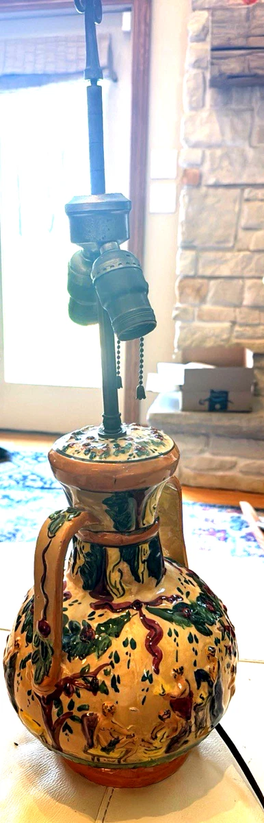 意大利陶瓷瓷器收藏品古董灯| eBay