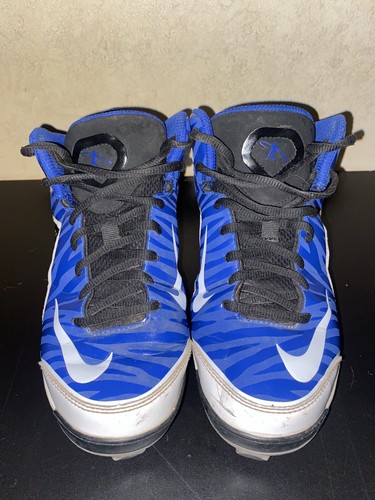 nike swingman cleats Blue And Black 
