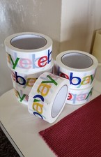 6 Rolls of Ebay Brand Lago Color Shipping and Packing Tape 2" 75 Yard