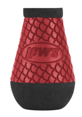 Lew's Custom Speed Shop Winn Grip Standard Knob w/Cap, RED , ONE KNOB