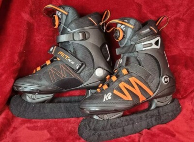 K2 F.I.T. Ice Boa Mens Ice Skates Thinsulate Insulation Size 6.5 Excellent 