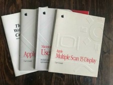 Vintage Macintosh Apple User's Guides Office Books