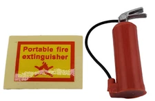 NEW NHX RC 1/24 Scale Accessories Plastic Extinguisher for SCX24 RC Crawler -Red