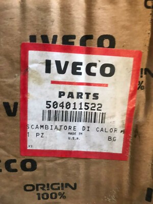 Genuine IVECO Daily Heat Exchanher 504011522 for sale online | eBay 