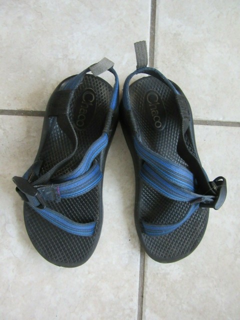 Chaco Casual Outdoor Sandals - YOUTH - Unisex Sz 2 Blue Pattern EEUC | eBay