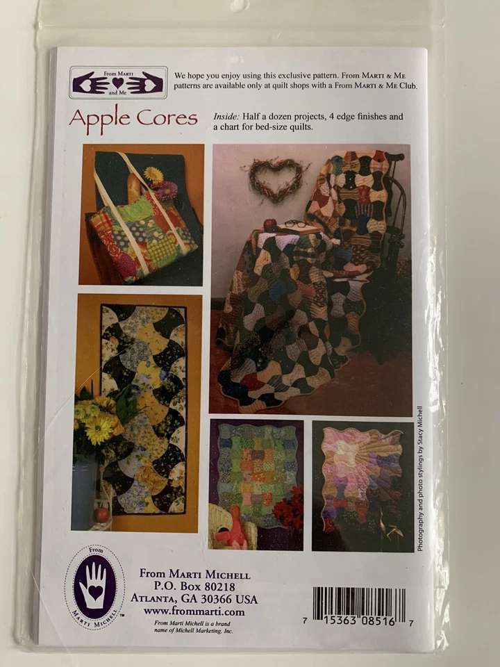 ‘Apple Cores’ Quilt Pattern By Marti Michell Incl Instructions For 6 Projects - Image 3 of 4
