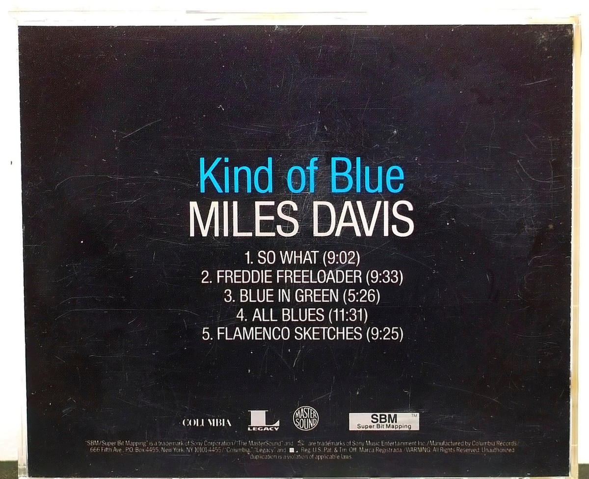 貴重　レア　ゴールドCD 帯付き　マイルスデイビス　Kind of Blue MILES DAVIS - 'Kind of Blue' - Gold CD - Very Rare