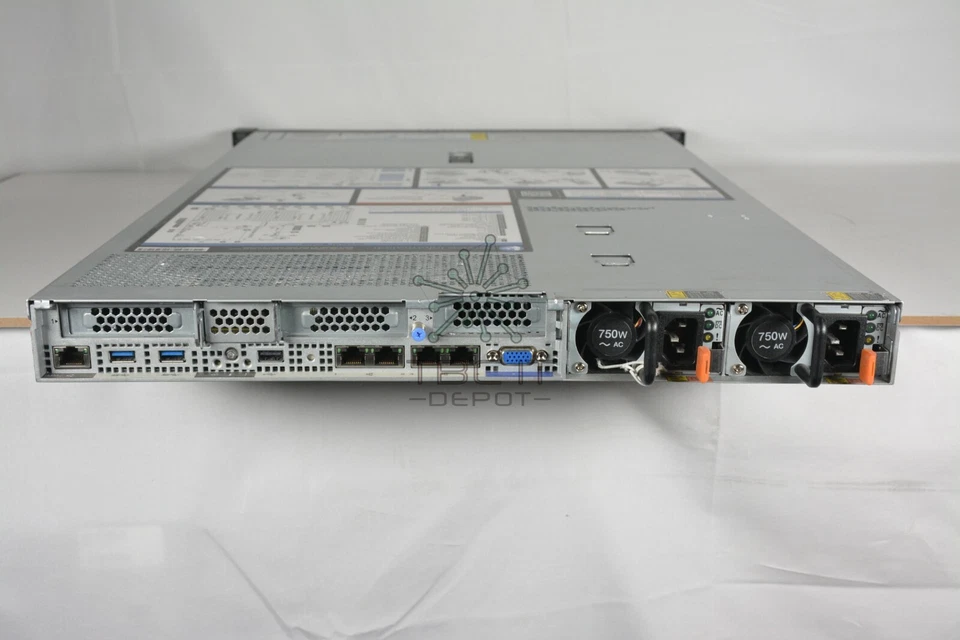 IBM LENOVO System X 3550 M5 2xE5-2680 V4 2.40GHz 384GB 4x1.6TB SSD RAILS - Image 2 of 3