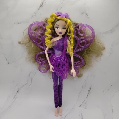 Winx Club Darcy Trix Collection Queen Of Darkness Doll & Wings TLC Incomplete 