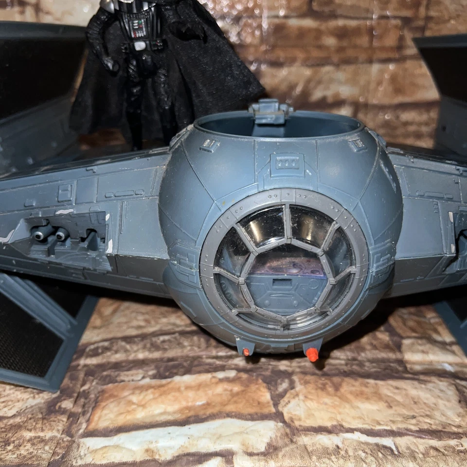 Star Wars: The Power of the Force DARTH VADER'S TIE FIGHTER  (1997) W/Vader 2004 - Image 4 of 4
