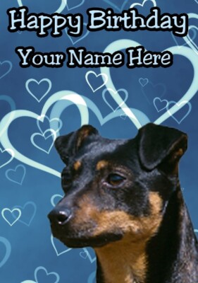 Personalisierte Grußkarte Lancashire Heeler Hund Anlass Geburtstag Glückwunsch MM5