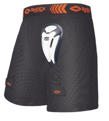 Shock Doctor Loose Hockey Short with BioFlex Cup - Boys or Mens Hockey Jock