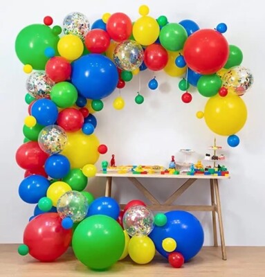Sonic Balloon Arch Circus Carnival Balloons Toy Story Balloon Arch - Main Image