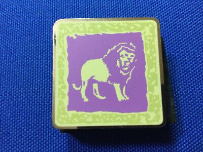 Disney Pin - Animal Kingdom Hat Pin - Square Purple & Green - Lion PP162682