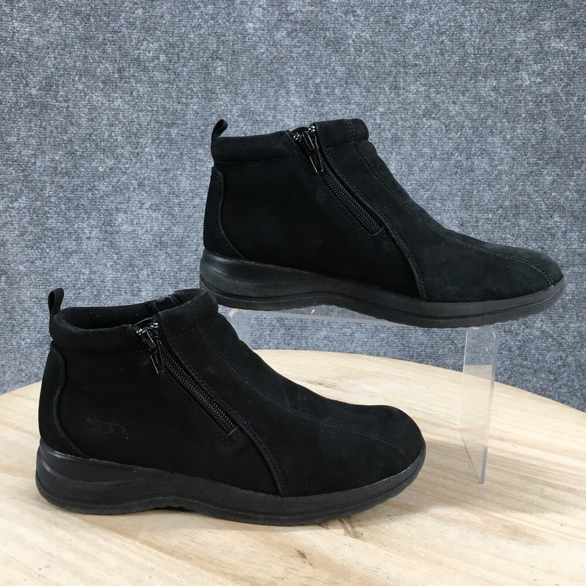 Dr Scholls Boots Womens Double Air Pillo Side Zip Ankle Bootie