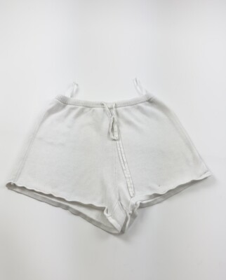 Sabo Skirt Shorts Women s M Medium White Knitted 