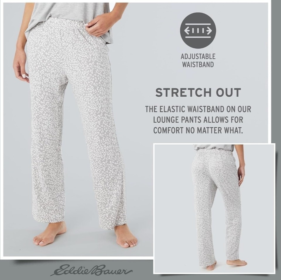 XXL Eddie Bauer Women’s Pajama Set 3 Piece Sleepwear Set Bathrobe, TShirt Pant eBay