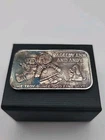 Toned Rare Raggedy Ann And Andy 1 Oz Vintage Silver Bar Int Silver Ingot Co