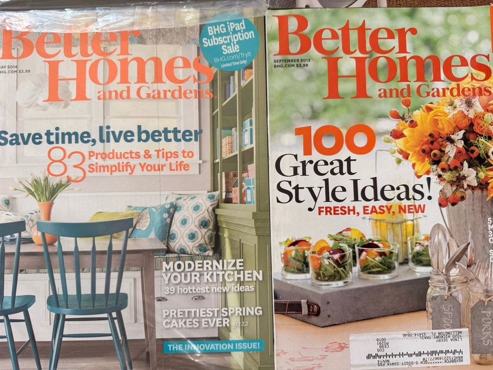 Lot Of 6 US BH & Gardens Magazines 2013-14 Holidays, Recipes, Entertaining - Image 3 of 4