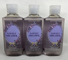Lot of 3 Bath  Body Works Lovely Dreamer Pro-Vitamins B5 Aloe Body Washes