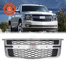 For 2015-2020 Chevrolet Chevy Tahoe Suburban Front Upper Grille 84724083 Chrome