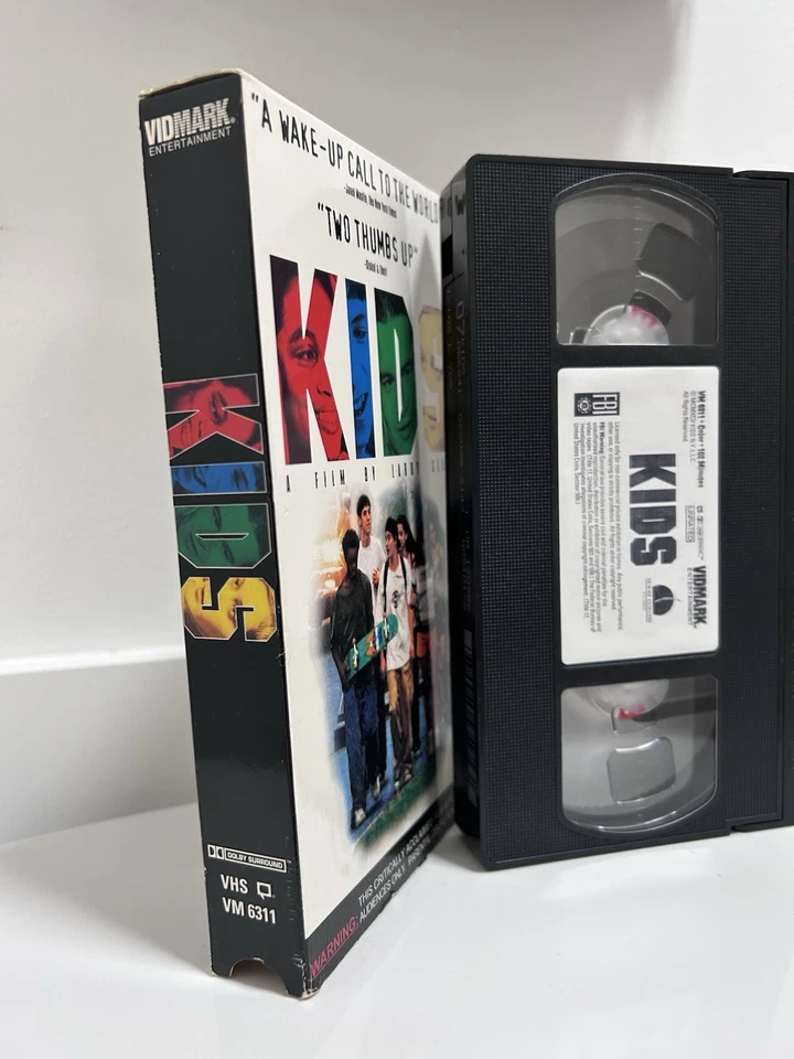 Kids VHS Tape, 1995 Larry Clark Cult Following Rare HTF OOP Banned Underground - Image 4 of 4