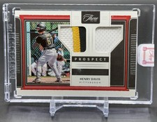 2022 Panini Three and Two Henry Davis Prospect Dual Jerseys Patch 15/49 #PDJ-HD