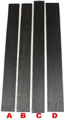 Black African ebony BASS guitar fingerboard blank choose your board! EF66