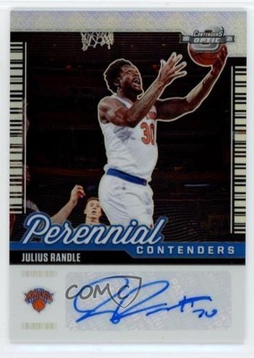 2020-21 Panini Contenders Optic Perennial /99 Julius Randle #PCO-JRA Auto 1uw6