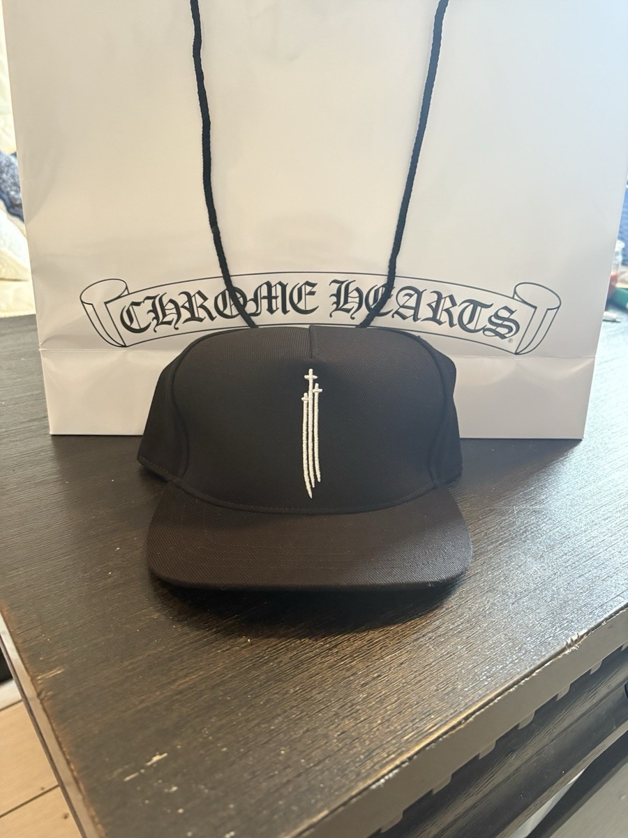 Chrome Hearts RS3 Baseball Hat – Black | eBay