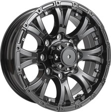 Road Ready Black Steel Trailer Wheel 15x6, 5-114.3, Load 2830lb