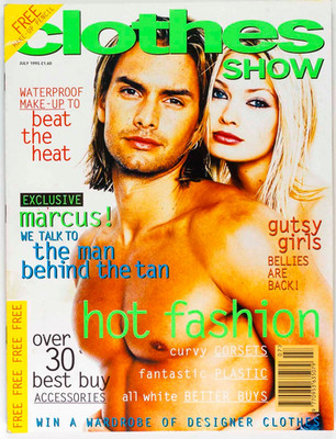 MARCUS SCHENKENBURG TATJANA PATITZ CORSETS Clothes Show magazine July 1995