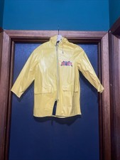 VTG 1976 Fabil Kid s Yellow Batman Robin Raincoat Sz 6X RARE