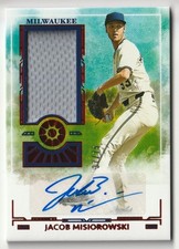2025 Jacob Misiorowski 37/75 Panini Boys Of Summer PM-JMS Prospect Materials Sig