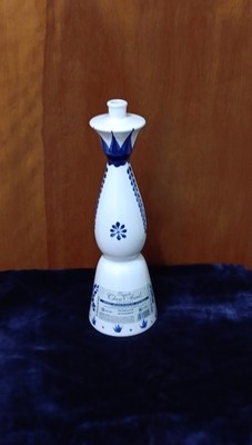 Clase Azul Reposado Tequila Collectible Ceramic Bottle Blue