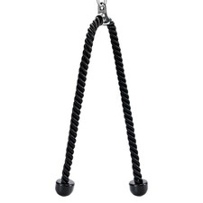Long Tricep Pull Down Rope Exercise Tricep Rope 55 inch Pull Down Rope with L...