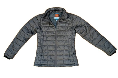#ad Columbia Pacific Post Thermal Coil Puffer Jacket Coat Womens S Mineshaft Gray $26.00
