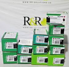 Set of 13 Not Sealed USED Lexmark Extra High Yield Toner Cartridges