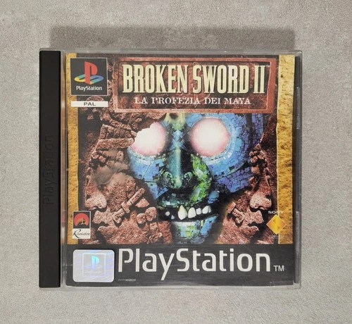 Broken Sword II 2 The Prophecy Of The Maya Sony Playstation PS1 PAL ITA COMPLETE