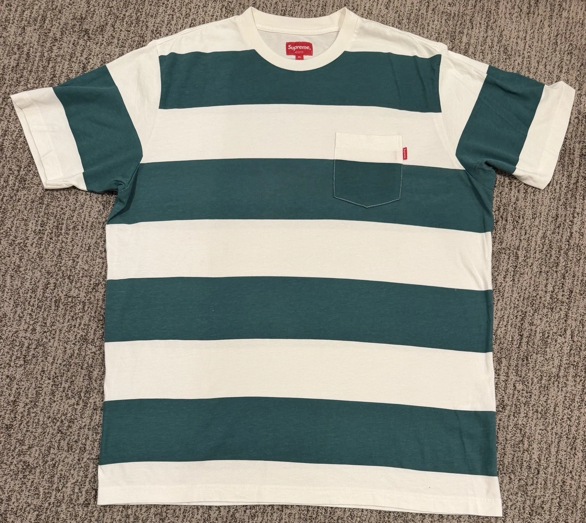 Supreme Short Sleeve Striped T-Shirts for Men for sale | eBay