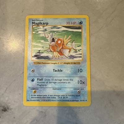 1999 Magikarp 035/102 Base Set (Shadowless) WOTC