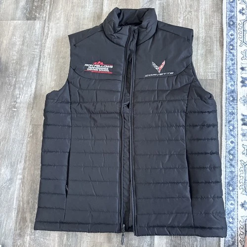 Corvette Ron Fellows Performance Driving School Racing Fan Vest Large New - product listing photo