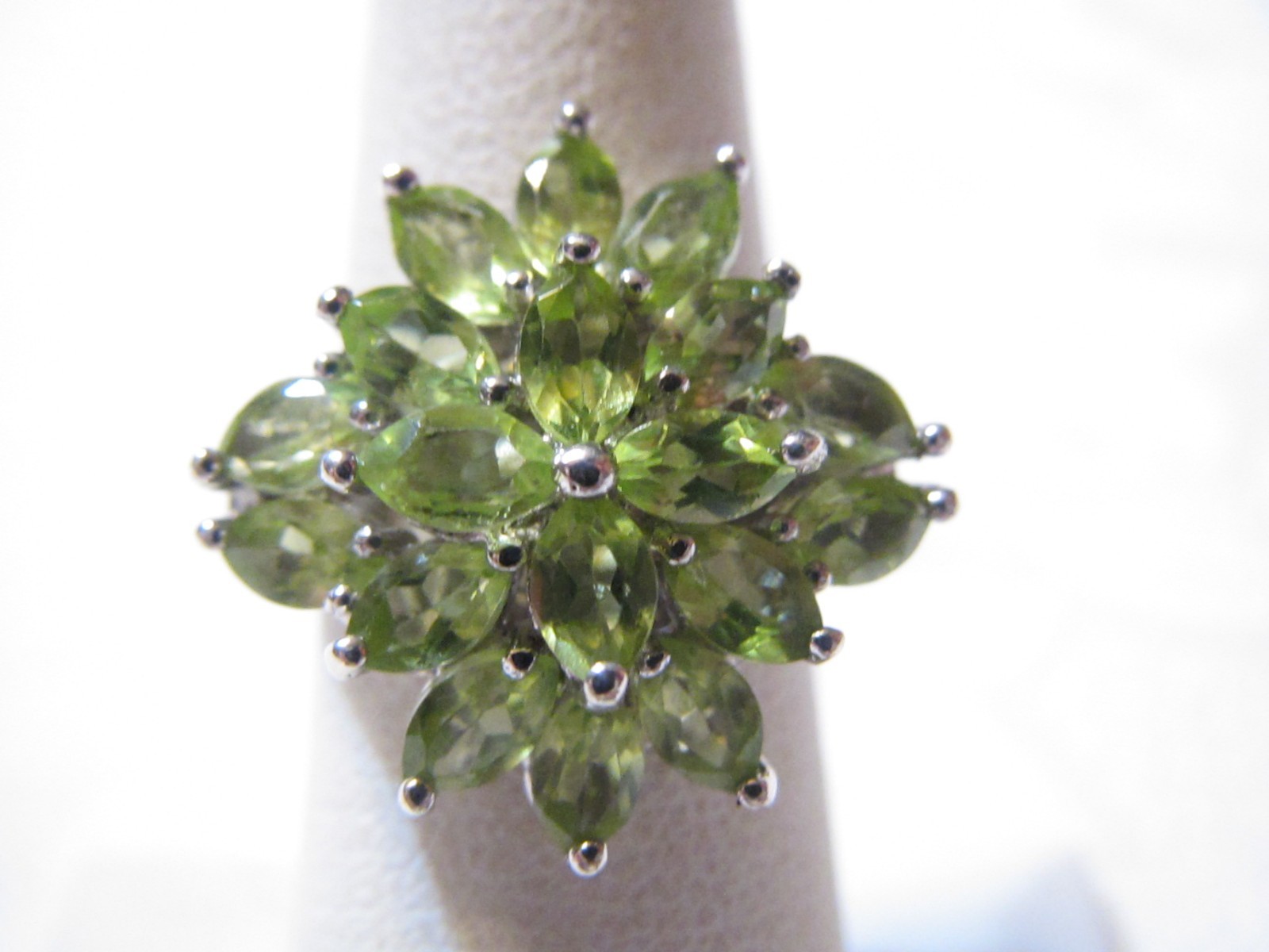 SIGNED STAUER LARGE STERLING SILVER MULTI STONE G… - image 6