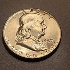 1957 Franklin Half Dollar 50C Uncirculated