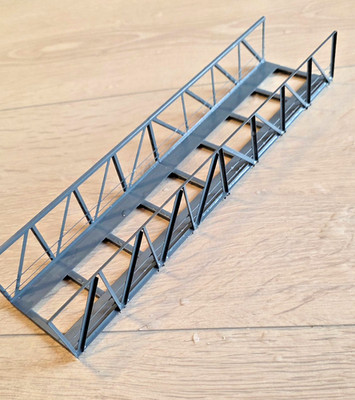 Hack Vorflutbrücke H0 30 x 6,8 cm x 4,3 cm, 1gleisig